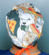 Ferrets & Junk Food Animals Unisex Animal Scrub Cap