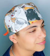 Ferrets & Junk Food Animals Unisex Animal Scrub Cap