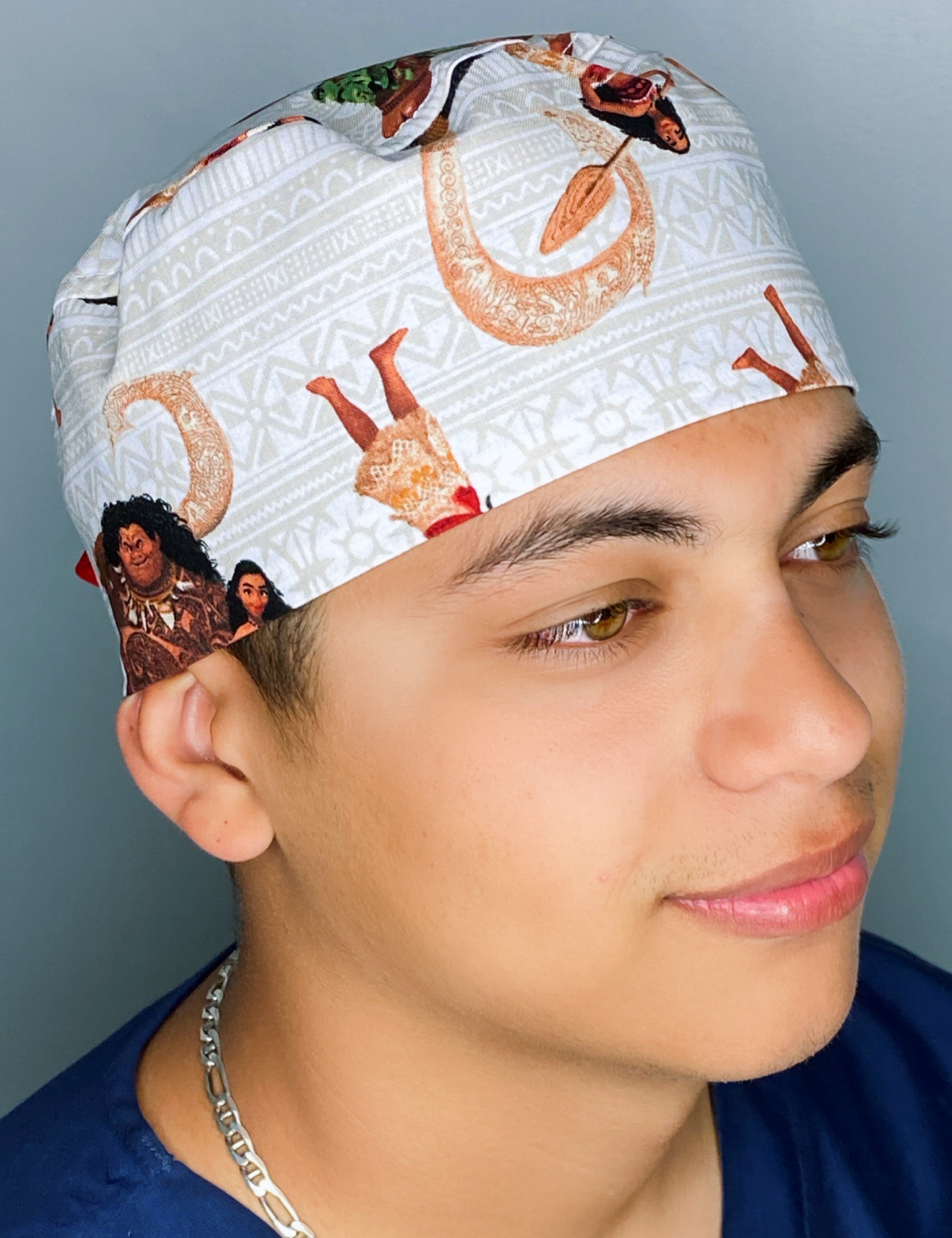 Moana Famous Movie Character Unisex Geek Scrub Cap