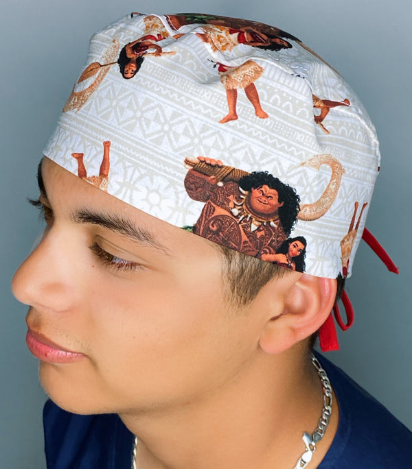 Moana Famous Movie Character Unisex Geek Scrub Cap