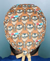 Otters Wearing 3D Glasses Unisex Animal Scrub Cap