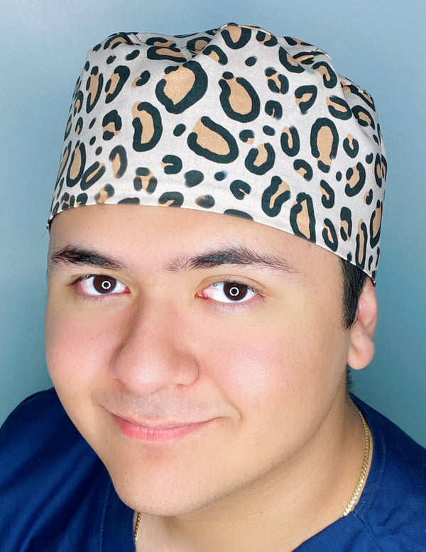 Cheetah Print Unisex Animal Scrub Cap