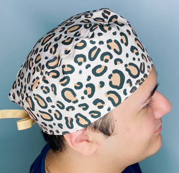 Cheetah Print Unisex Animal Scrub Cap