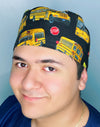School Bus Unisex Sport Scrub Cap