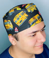 School Bus Unisex Sport Scrub Cap