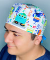 DJ Monsters Unisex Geek Scrub Cap