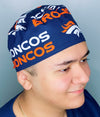 Denver Football Team Unisex Sport Scrub Cap