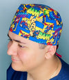 DC Comics Super Man Famous Movie Characters Unisex Geek Scrub Cap