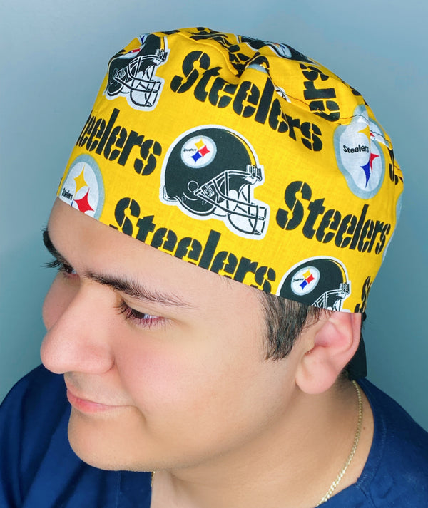 Pittsburgh Football Team Unisex Sport Scrub Cap