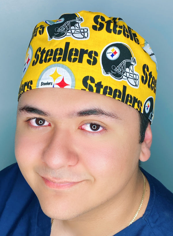 Pittsburgh Football Team Unisex Sport Scrub Cap