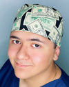 Money Bills Design Unisex Cute Scrub Cap