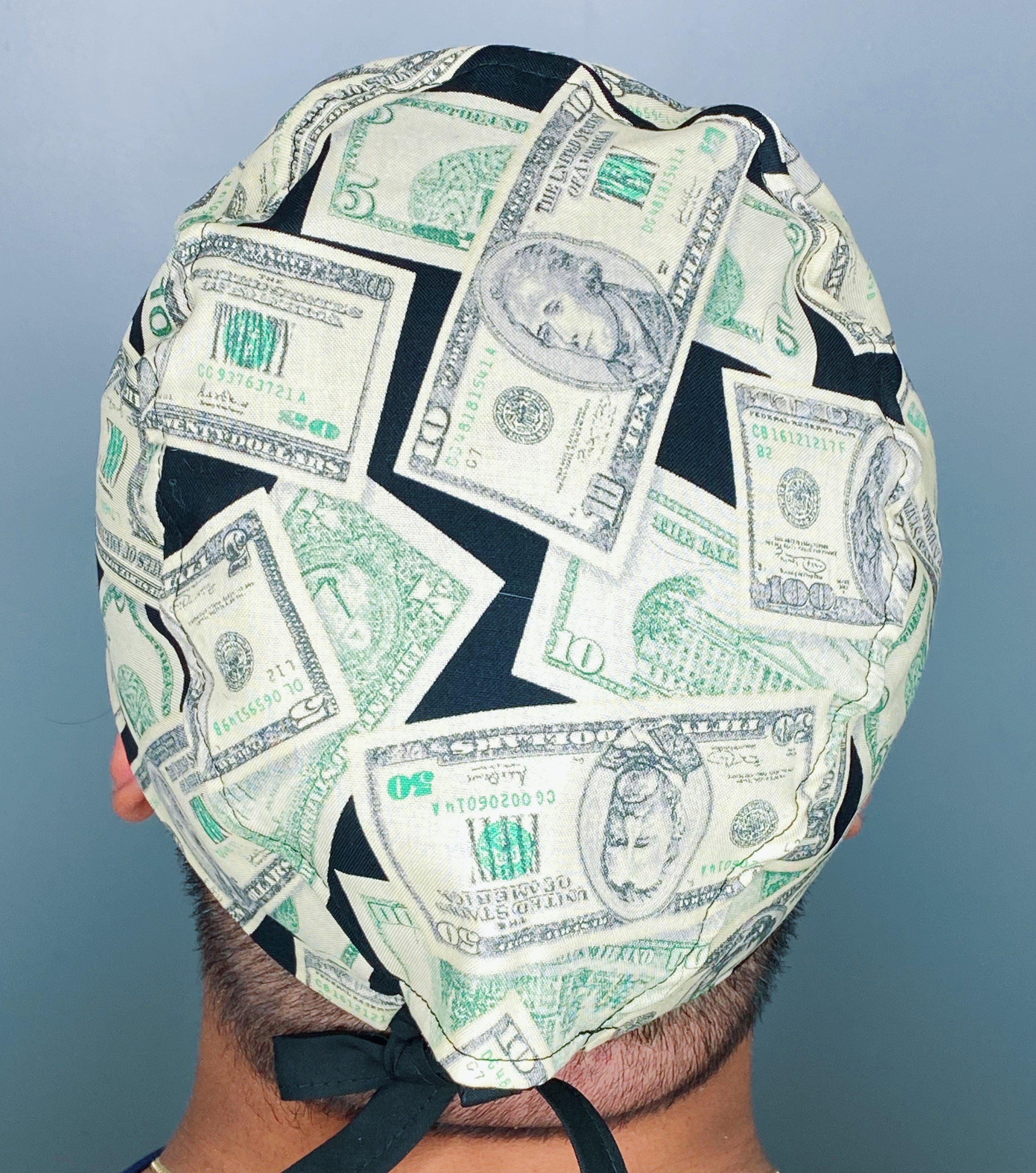 Money Bills Design Unisex Cute Scrub Cap