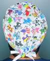 Different Flags Colorful Pigs Flying Unisex Animal Scrub Cap