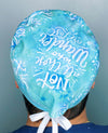 Not All Those Who Wonder Are Lost Tie Dye Design Unisex Cute Scrub Cap