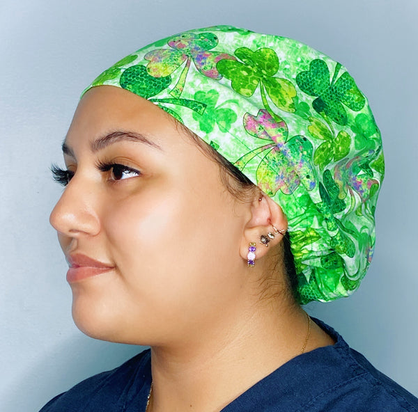 Tie Dye Clover Leaves St. Patrick's Day Euro