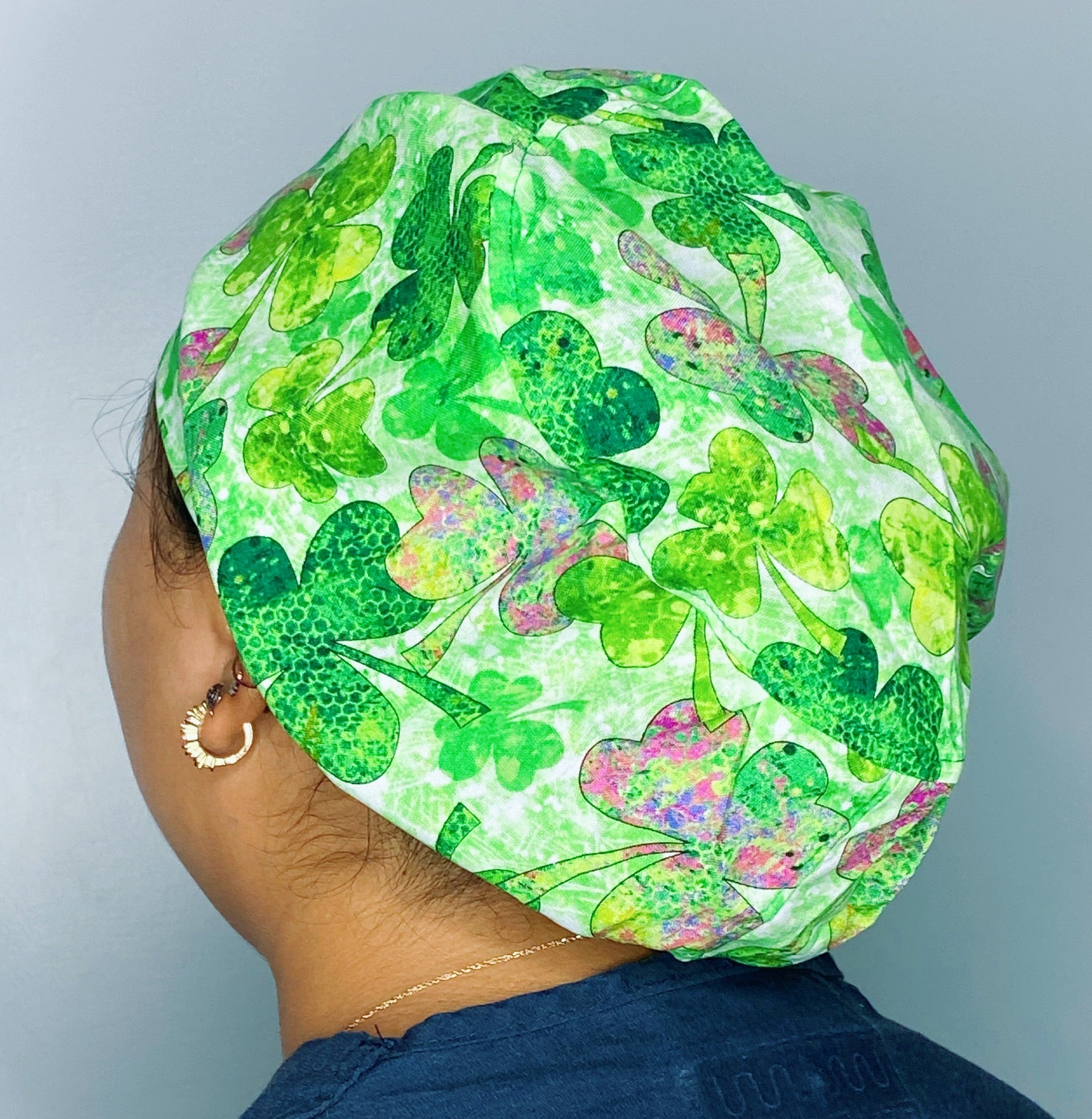 Tie Dye Clover Leaves St. Patrick's Day Euro