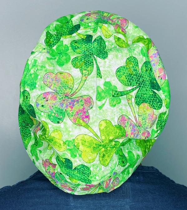 Tie Dye Clover Leaves St. Patrick's Day Euro