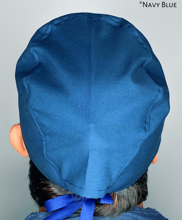 Solid Color "Navy Blue" Unisex Scrub Cap