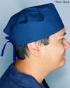 Solid Color "Navy Blue" Unisex Scrub Cap