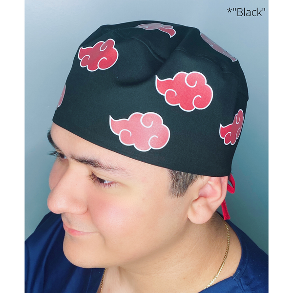 Popular Anime Symbols Custom Solid Color Unisex Scrub Cap