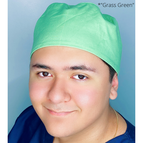 Solid Color "Grass Green" Unisex Scrub Cap