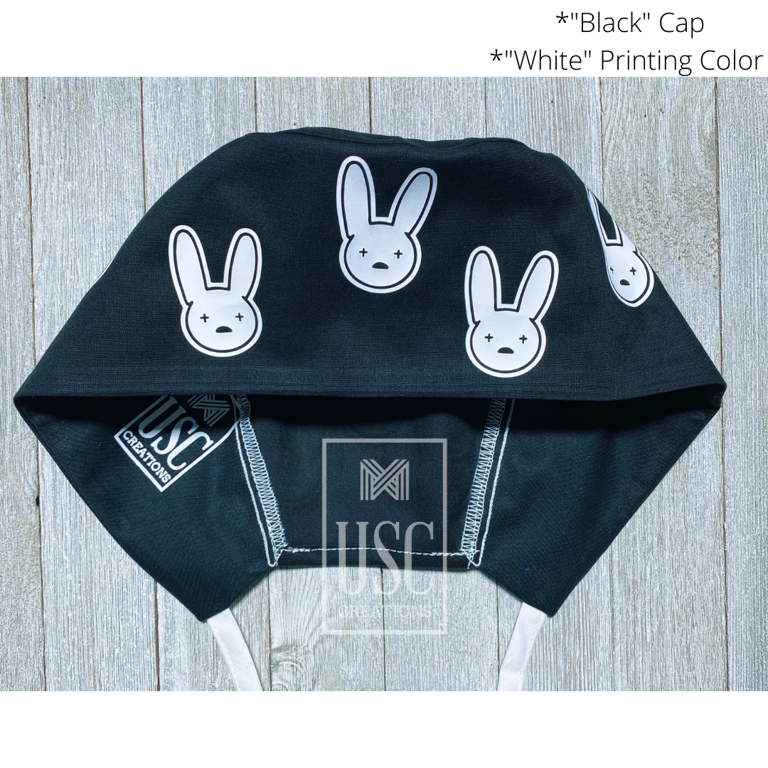 Popular Bunny Custom Solid Color Unisex Scrub Cap