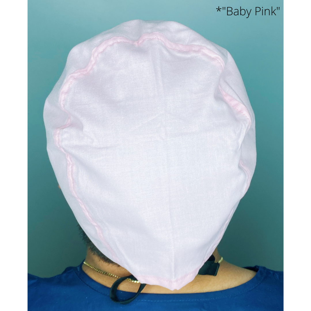Personalized Medical Instruments with Name Themed Custom Solid Color Unisex Scrub Cap