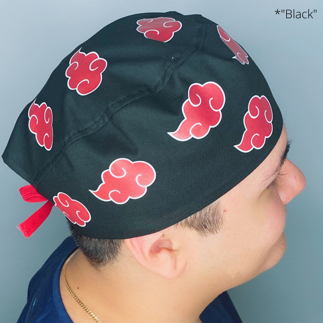 Popular Anime Symbols Custom Solid Color Unisex Scrub Cap