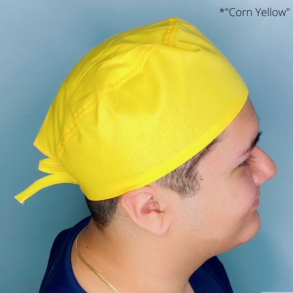 Solid Color "Corn Yellow" Unisex Scrub Cap
