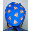 Poop Emoji Custom Solid Color Unisex Scrub Cap