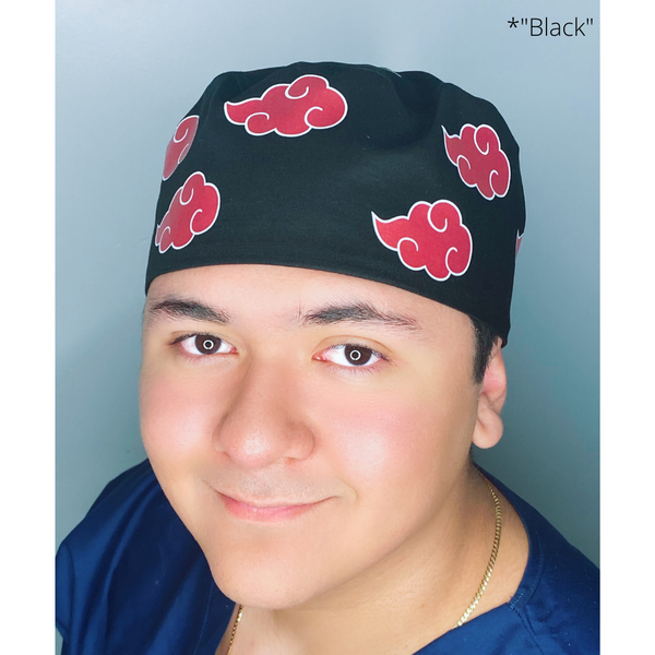 Popular Anime Symbols Custom Solid Color Unisex Scrub Cap