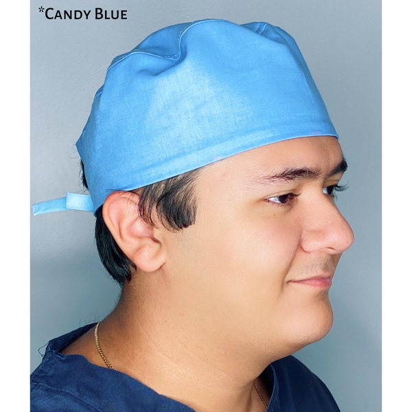 Solid Color "Candy Blue" Unisex Scrub Cap