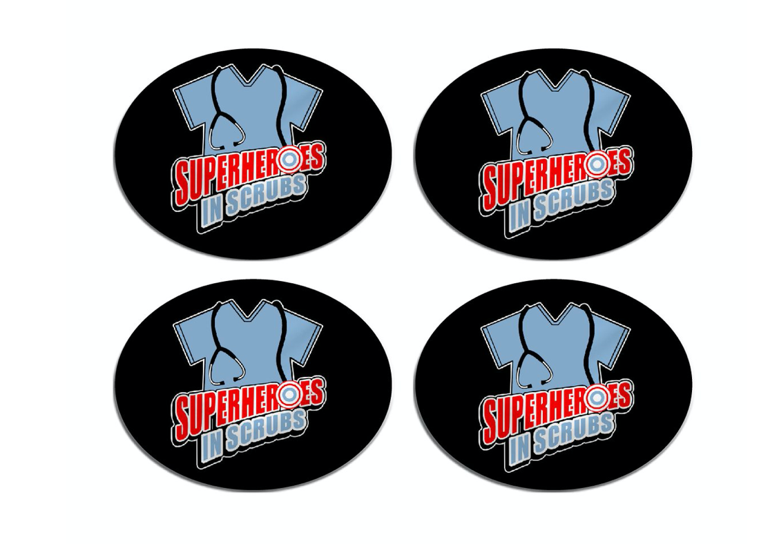 Superheroes In Scrubs Hat Buttons Adjustable Face Mask Holder Ear Savers