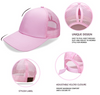 Custom Logo/Image Printed or Embroidered Ponytail Baseball Cap