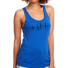 Medical Instruments EKG Women's Ideal Racerback Tank Top