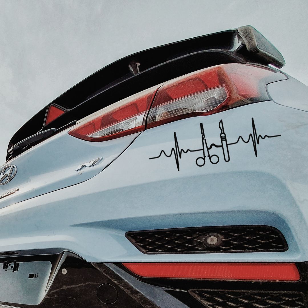 Medical Instruments EKG Decal