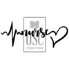 EKG Nurse Heart Decal