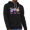 Peace Love Teach Cheetah Print Unisex Fleece Pullover Hoodie