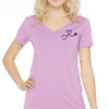 Heart Stethoscope Left Chest Women's Ideal V-Neck Tee