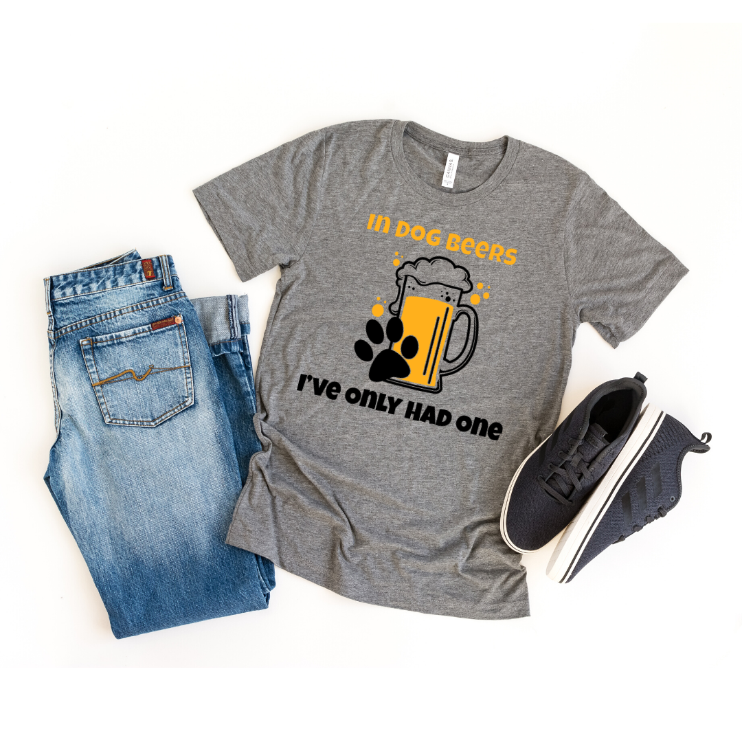 In Dog Beers Unisex T-Shirt