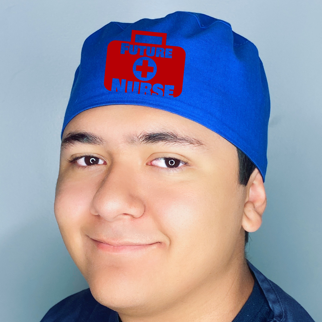 Future Nurse Themed Custom Solid Color Unisex Scrub Cap