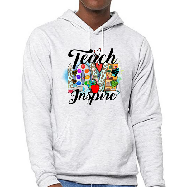 Teach Love Inspire Unisex Fleece Pullover Hoodie