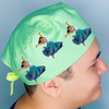 Mirabel Famous Popular Movie Themed Custom Solid Color Unisex Scrub Cap