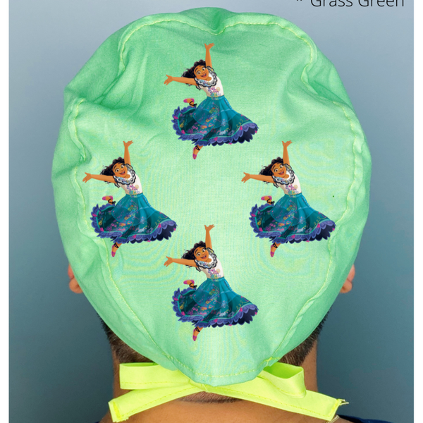 Mirabel Famous Popular Movie Themed Custom Solid Color Unisex Scrub Cap