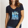 Wife Mom Nurse Women's Ideal V-Neck Tee