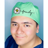 Daisy Family Themed Custom Solid Color Unisex Scrub Cap