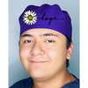 Daisy Hope Themed Custom Solid Color Unisex Scrub Cap