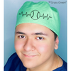 Baseball Love Themed Custom Solid Color Unisex Scrub Cap