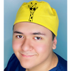 Giraffe Love Themed Custom Solid Color Unisex Scrub Cap