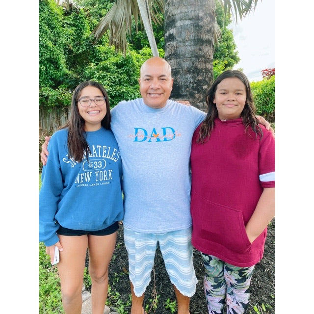 Custom Personalized DAD Unisex T-Shirt